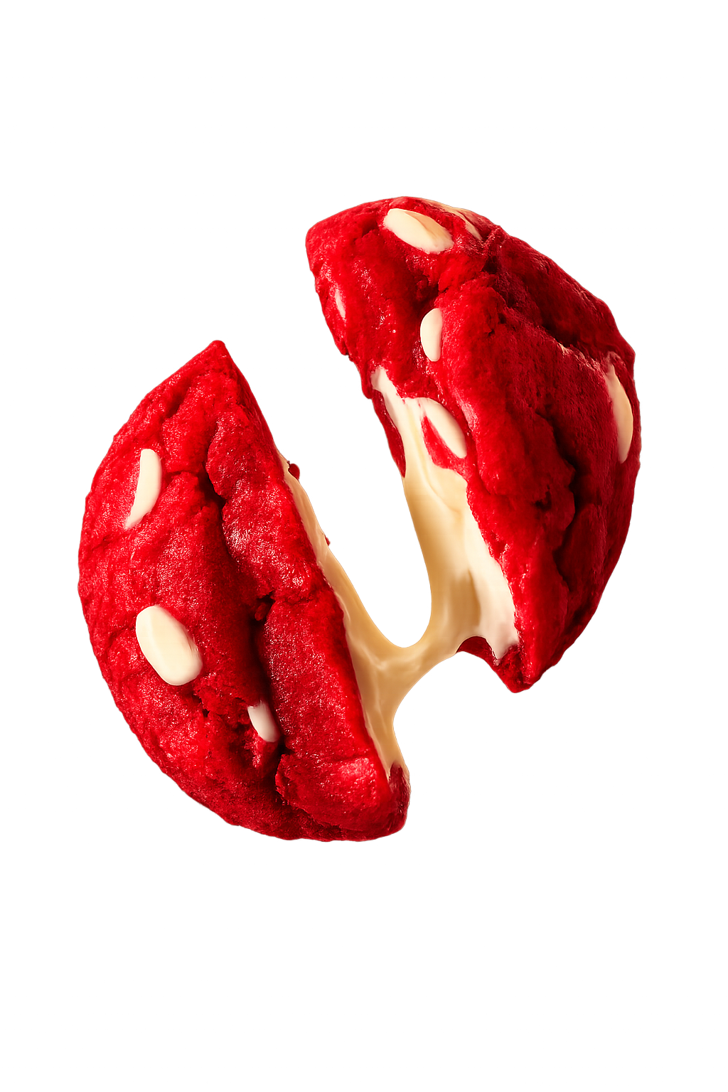 Cookie Red Velvet com Chocolate Branco